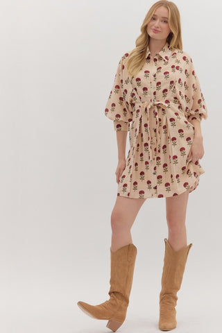 Botanical Bliss Mini Dress