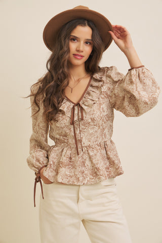 Autumn Romance Blouse