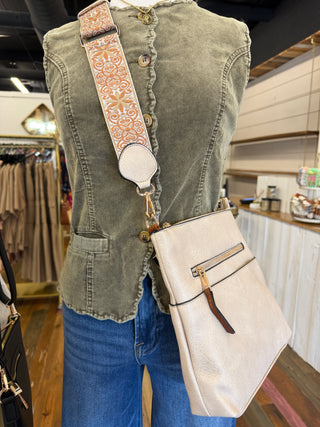 Harper Double Zip Crossbody Bag
