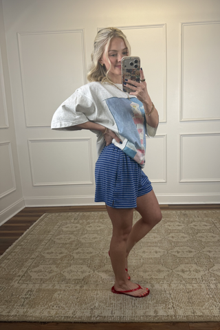 Harbor Stripe Lounge Shorts