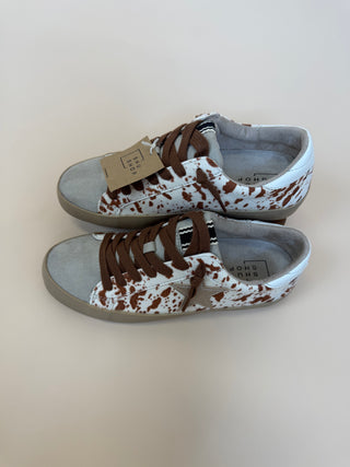 Paula Cow Print Sneaker