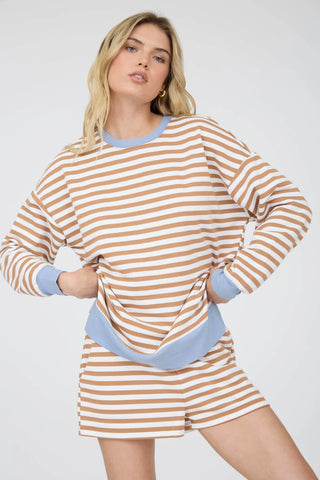 Sunday Stroll Striped Two-Piece Set