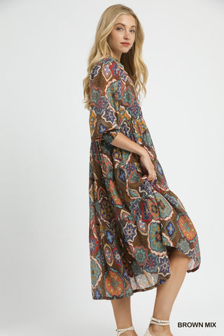 Sienna Skies Midi Dress