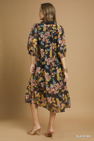 Meadow Mingle Midi Dress