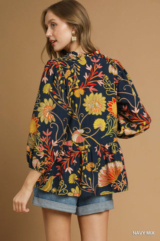 Moonlit Vine Blouse