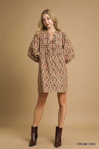 Scarlet Meadow Mini Dress