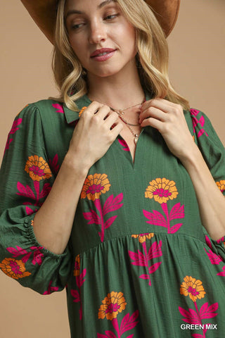 Woodland Whisper Midi Dress