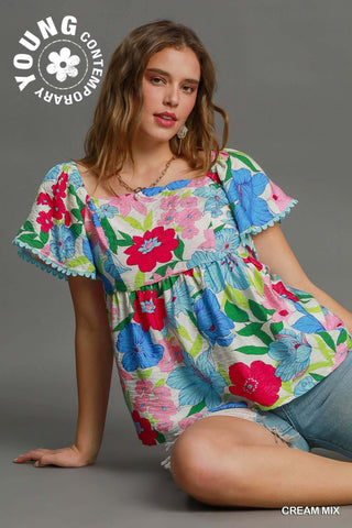 Bungalow Bound Floral Top