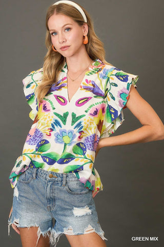 Birds & Butterflies Blouse