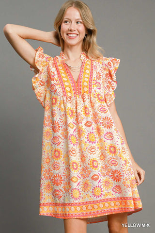 Hello Sunshine Floral Dress