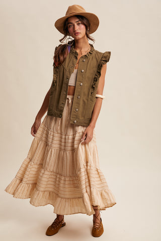 Honey Trail Tiered Skirt