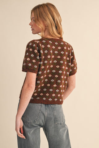 Millie Floral Knit Cardigan