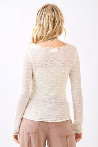 Whisper Lace Layering Top