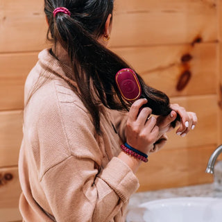 Mini Boar Bristle Hair Brush