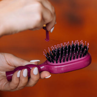 Mini Boar Bristle Hair Brush