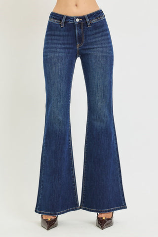 Goldie Low Rise Flare Jeans