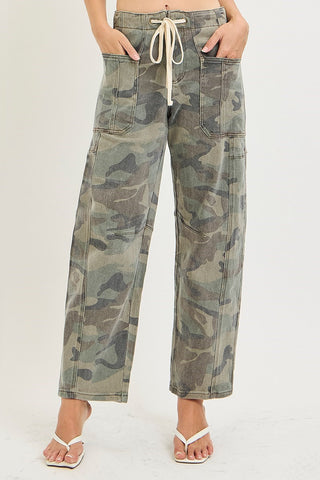 Off Duty Camo Barrel Pants