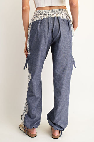 Petal Patch Cargo Pants