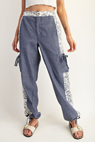 Petal Patch Cargo Pants