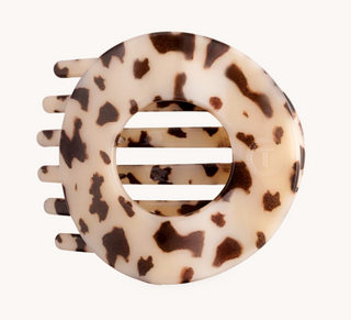 Large Flat Circle Hair Clip