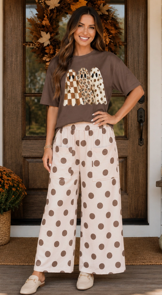 The Dottie Wide Leg Pants