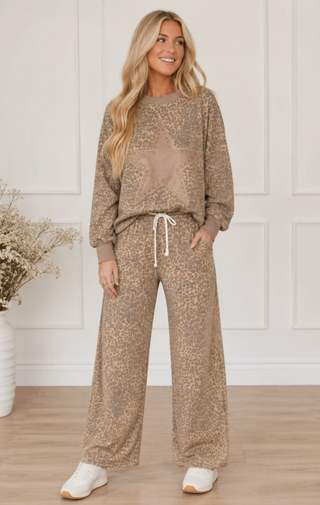 The Starlet Leopard Lounge Set