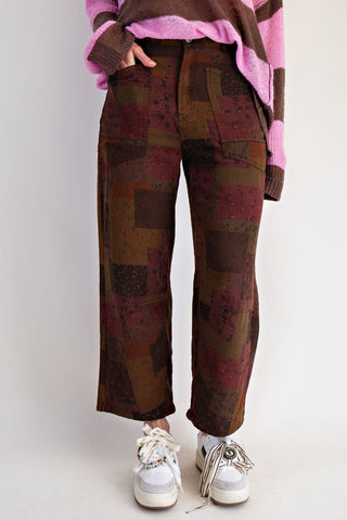 Autumn Trails Patchwork Pants