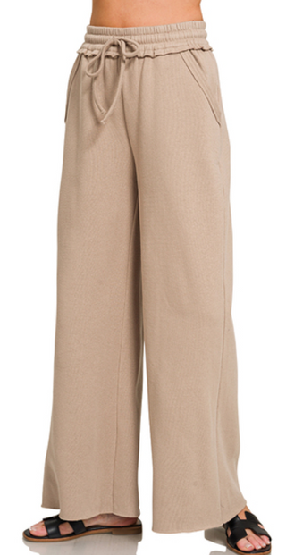 All Day Comfort Wide-Leg Sweatpants