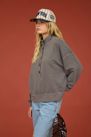 Marbury Henley Sweatshirt