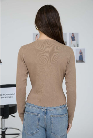 Scalloped Charm Cardigan