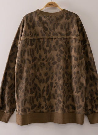 Espresso Leopard Pullover