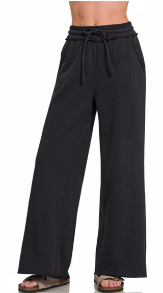 All Day Comfort Wide-Leg Sweatpants