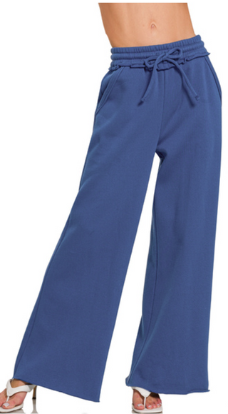All Day Comfort Wide-Leg Sweatpants