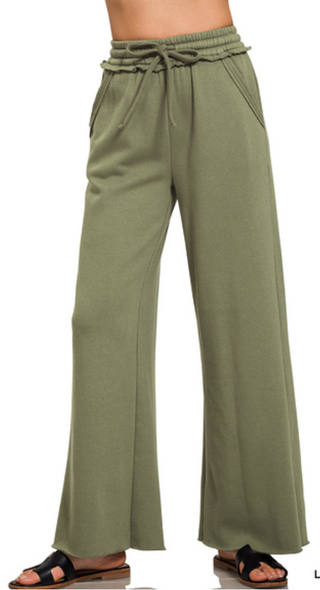 All Day Comfort Wide-Leg Sweatpants