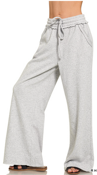 All Day Comfort Wide-Leg Sweatpants