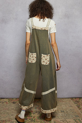Boho Charm Patchwork Overalls