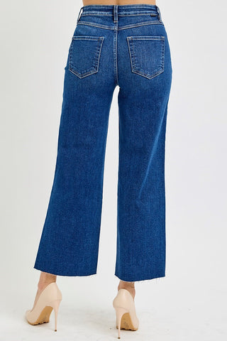 Lena Crop Wide Leg Jeans