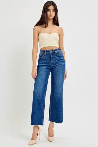 Lena Crop Wide Leg Jeans