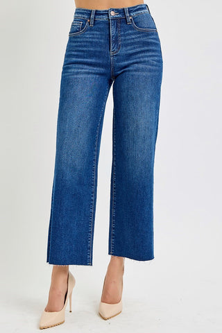Lena Crop Wide Leg Jeans