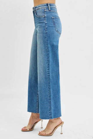 Lena Crop Wide Leg Jeans