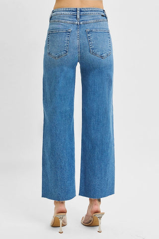 Lena Crop Wide Leg Jeans