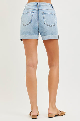 Remi High Rise Cuffed Shorts in Plus