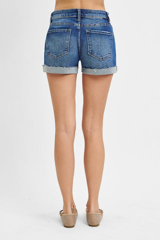 Nanci Cuffed Denim Shorts