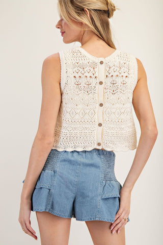 Cute In Crochet Top