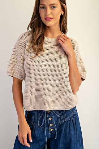 Sedona Sands Waffle Knit Top - MULTIPLE COLORS AVAILABLE