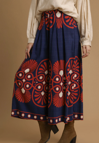 Aria Mix Boho Print Palazzo Pants