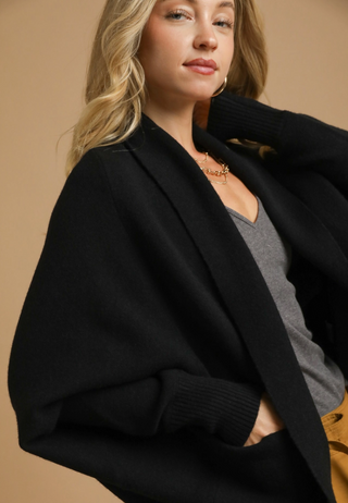 Cozy Chic Open Front Cardigan