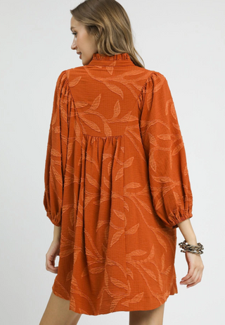 Harvest Flame Mini Dress