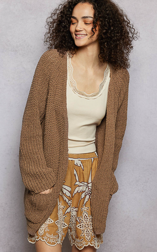 Willow Open-Knit Cardigan