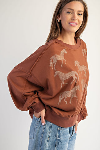 Sunset Stampede Pullover